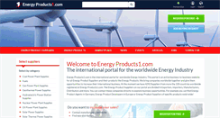 Desktop Screenshot of energyproducts1.com