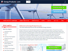 Tablet Screenshot of energyproducts1.com